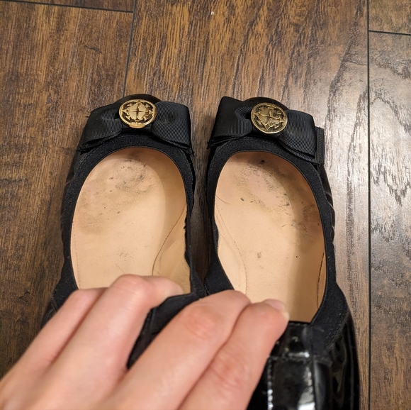 Kate Spade Patent Leather Bow Ballet Flats - Picture 9 of 9